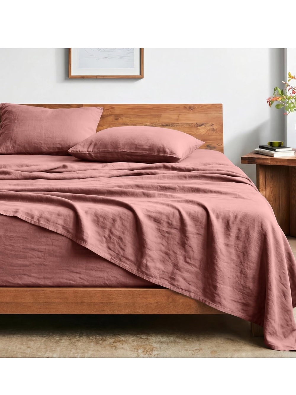 Breathable Full Sheet Set - Luxury 1800 Ultra-Soft Stonewashed Microfiber